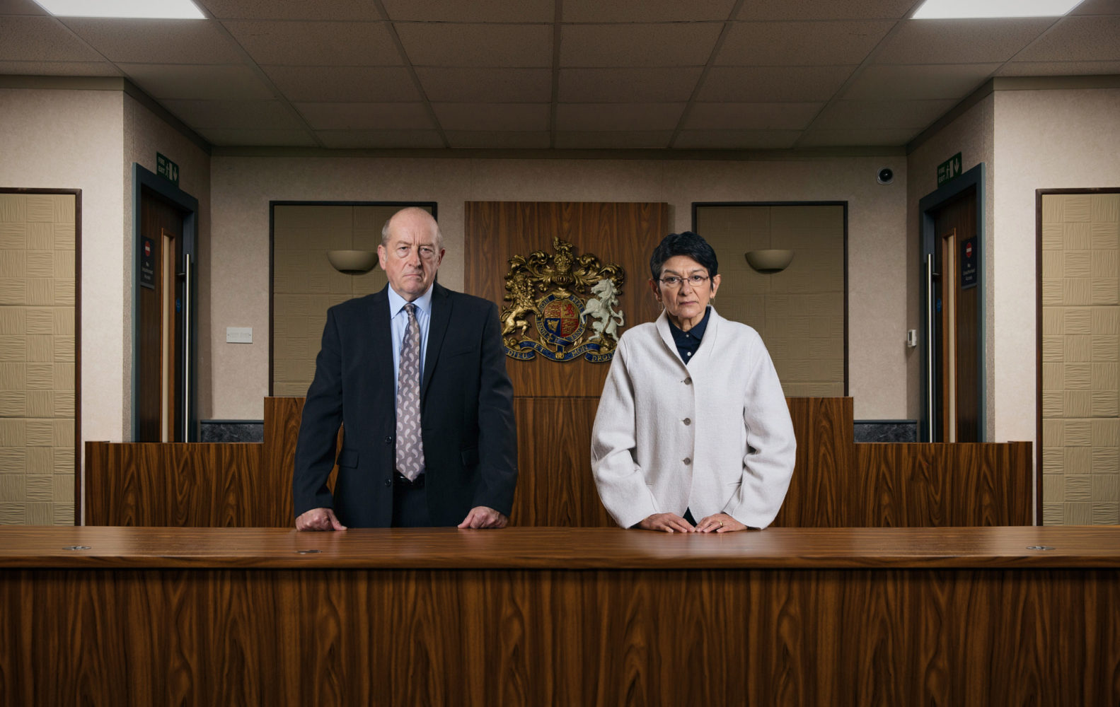Geoff Metcalfe and Yasmeen in Coronation Street