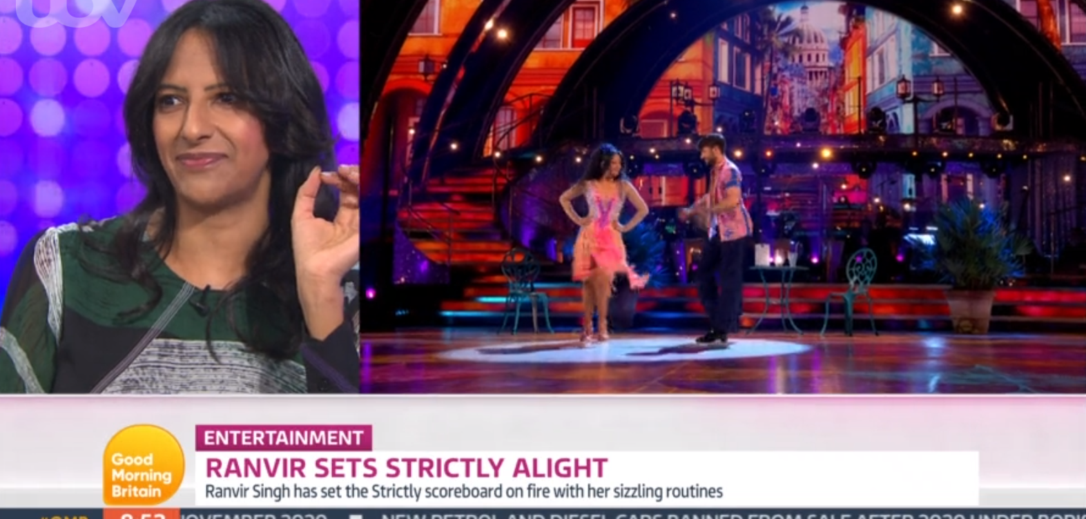 GMB Ranvir Singh on Strictly Come DAncing