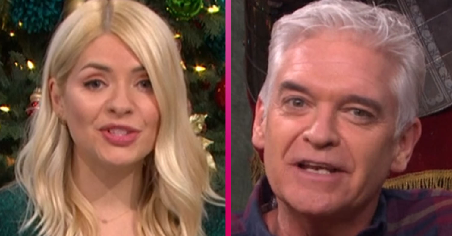 Holly Willoughby and Phillip Schofield on This Morning