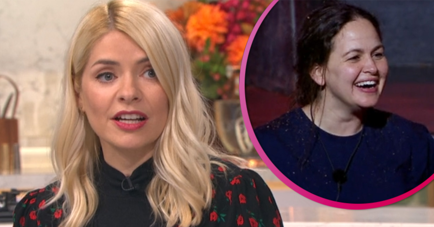 Giovanna Fletcher on I'm A Celebrity / Holly willoughby on This Morning