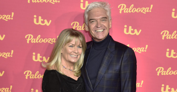 Phillip Schofield with his wife Steph at the ITV Palooza