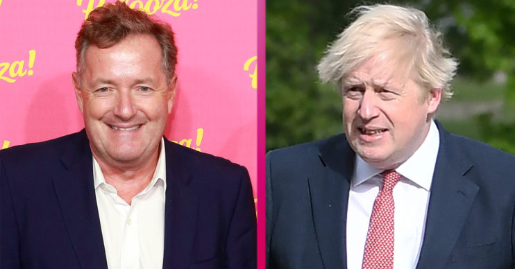 Piers Morgan and Boris Johnson
