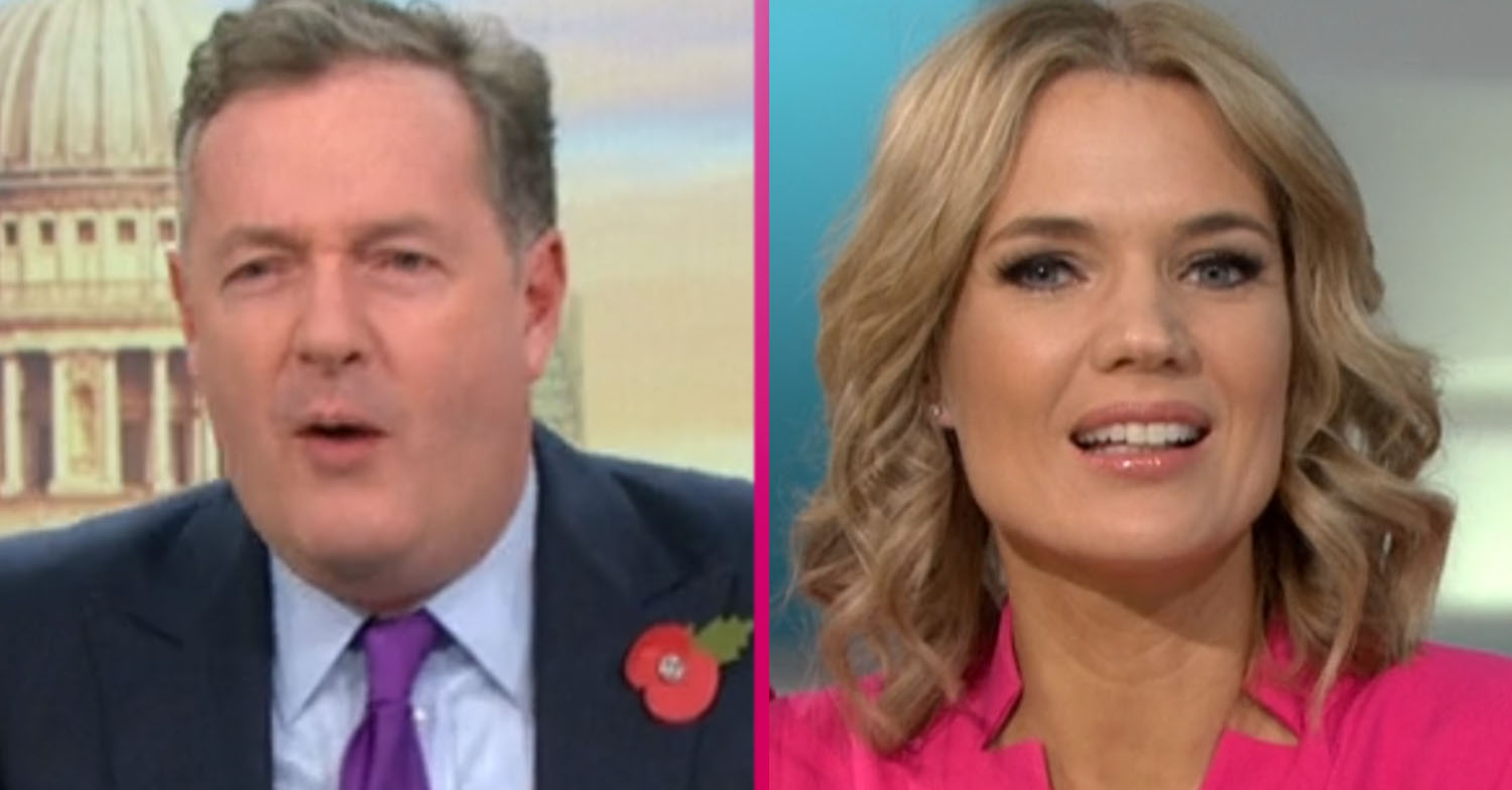 Piers Morgan and Charlotte Hawkins on GMB
