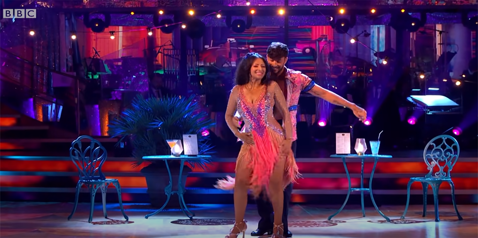 Ranvir Singh and Giovanni Pernice on Strictly