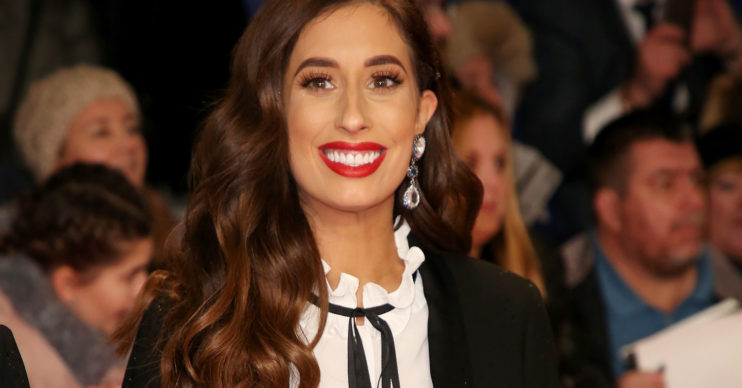 Stacey Solomon on the red carpet