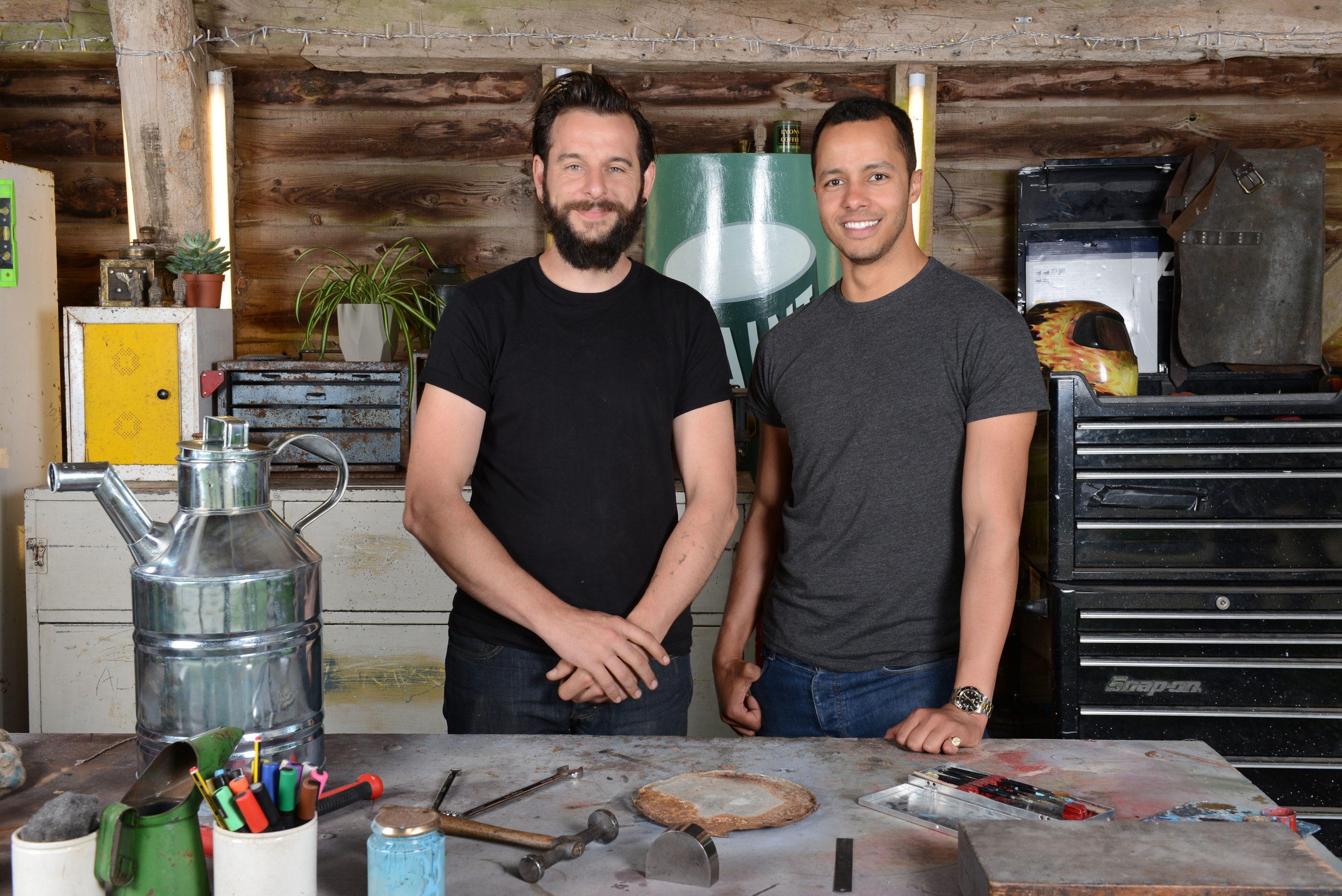 Dominic Chinea and Will Kirk The Repair Shop BBC One