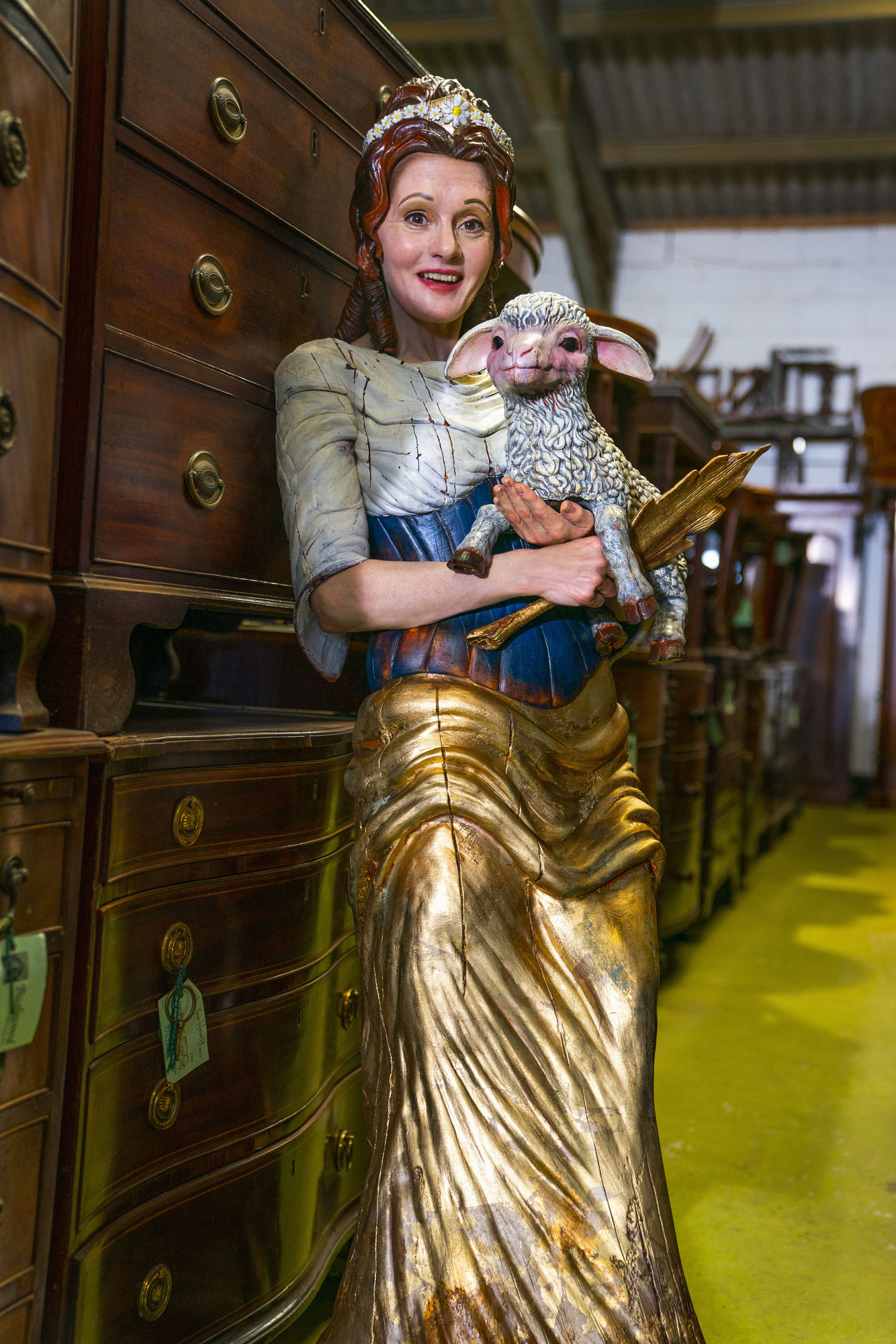 Shirley Henderson plays Saucy Nancy in the new Worzel Gummidge