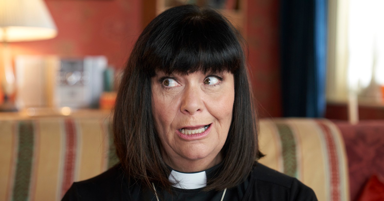 Dawn French as Vicar of Dibley