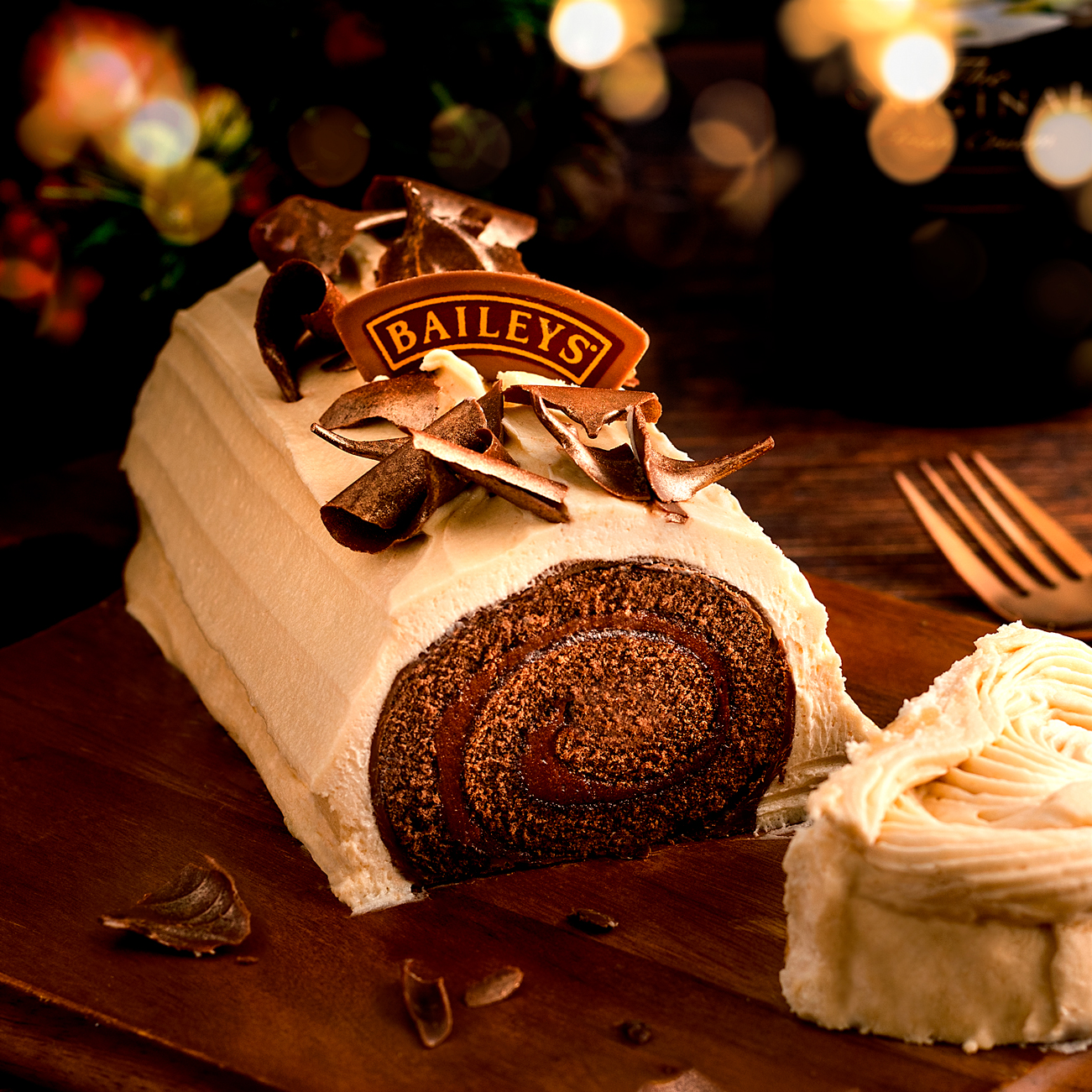 Baileys Yule log