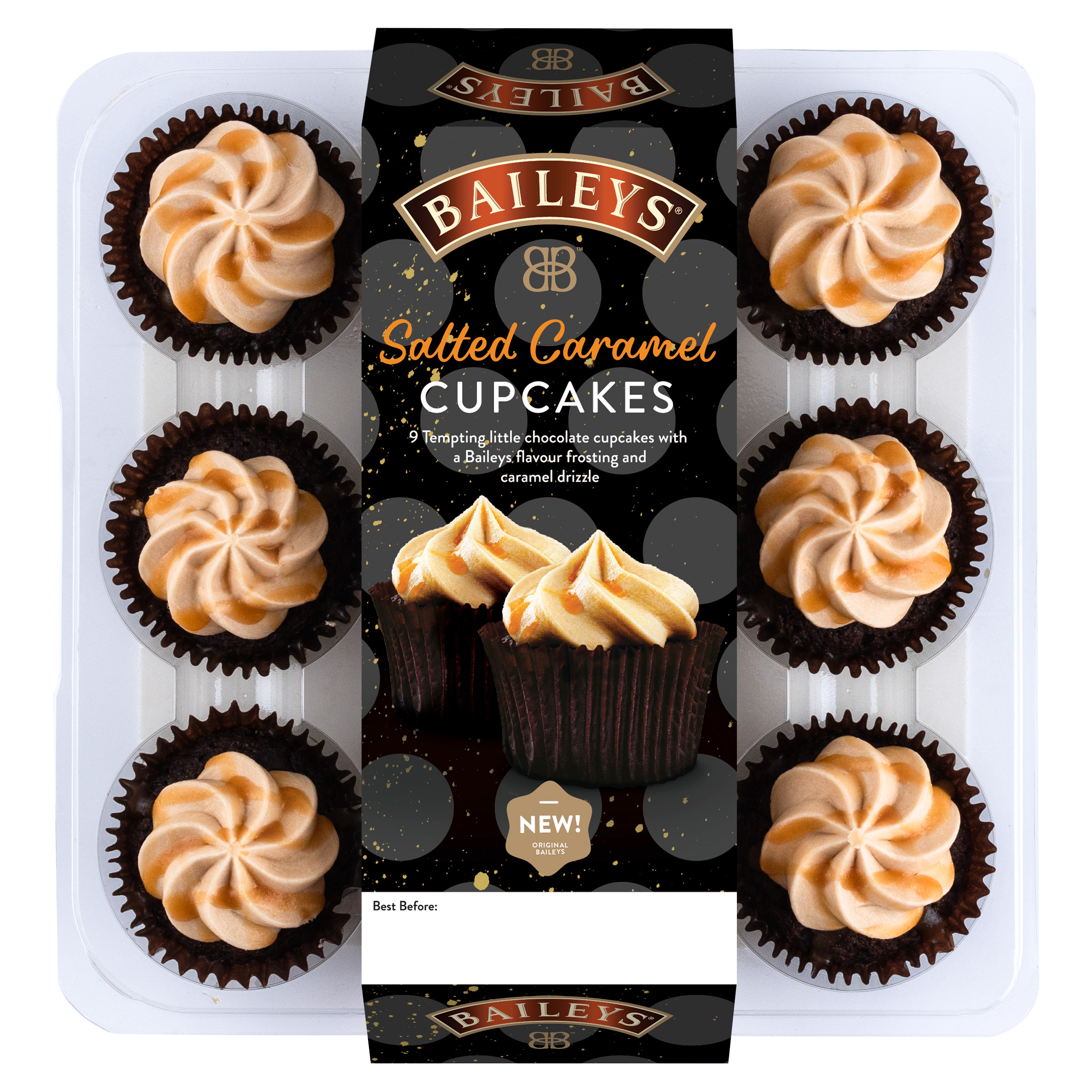 baileys cupcakes in a packet