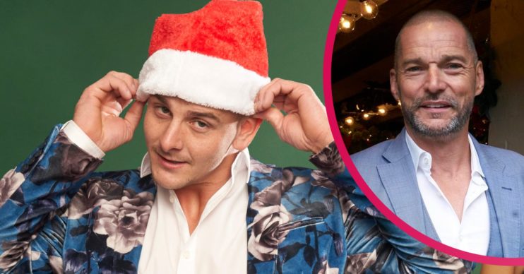 First Dates at Christmas hopeful James and host Fred Sirieix