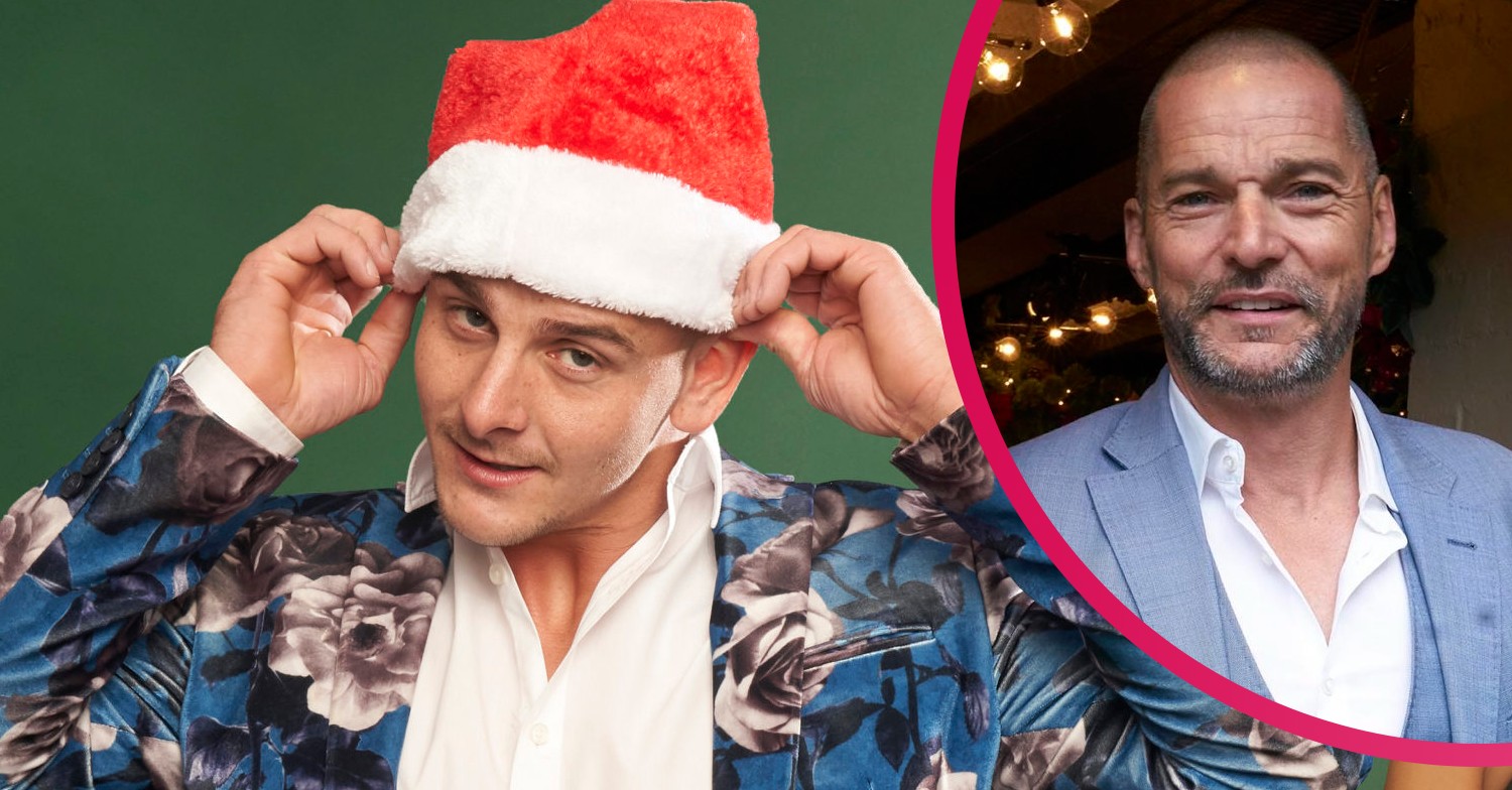 First Dates at Christmas hopeful James and host Fred Sirieix