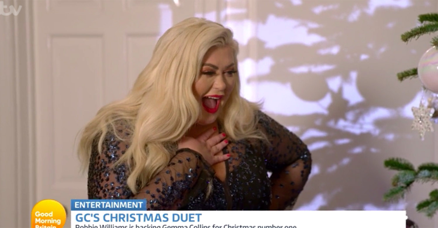 gemma collins, who has a christmas song out