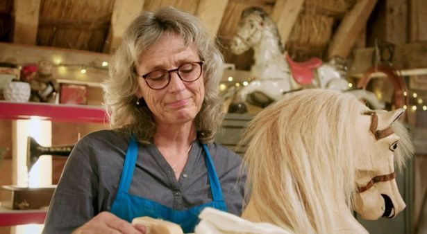 Suzie Fletcher cries over cancer story on The Repair Shop
