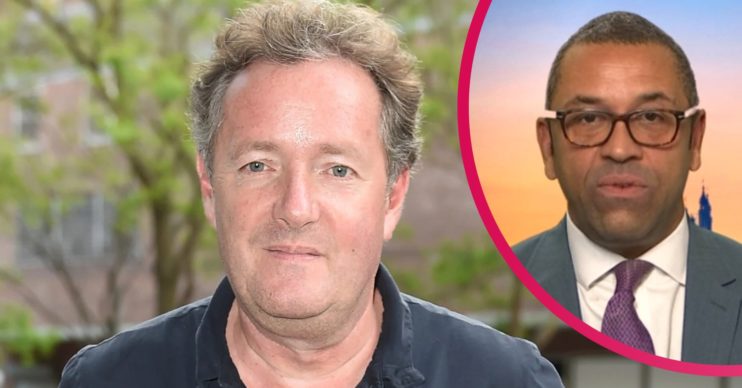 Piers Morgan and James Cleverly on Good Morning Britain