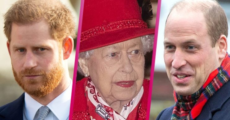 Prince Harry, the Queen, Prince William