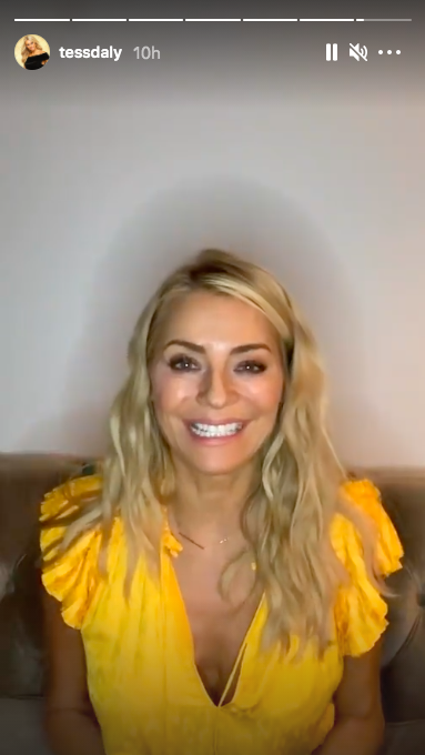 Tess Daly after I'm A Celebrity