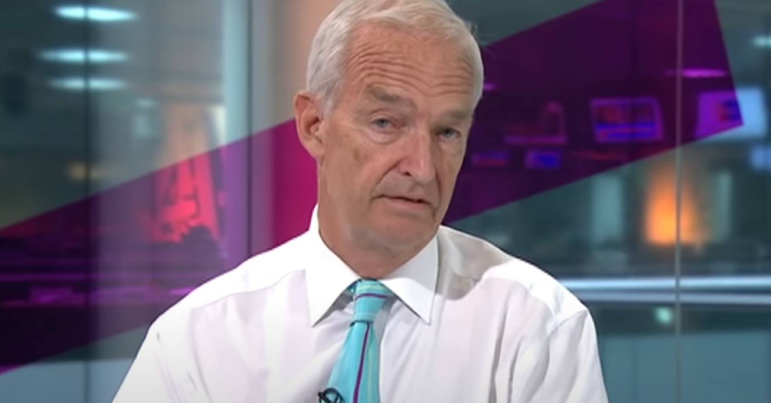 Jon Snow, who featured in a spoof Channel 4 news segment on Sunday Brunch