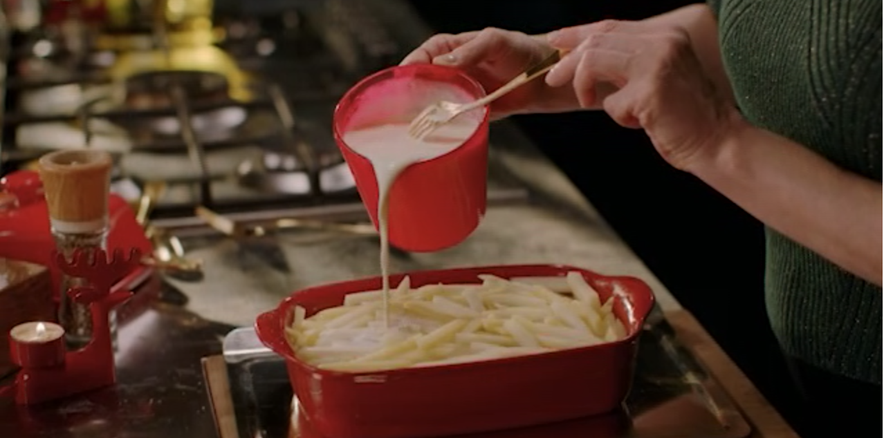 Nigella Lawson made a chip gratin on Cook, Eat, Repeat