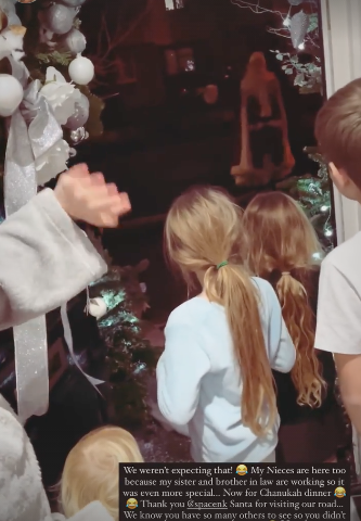Stacey Solomon celebrating Hanukkah
