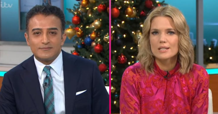 Adil Ray and Charlotte Hawkins on Good Morning Britain