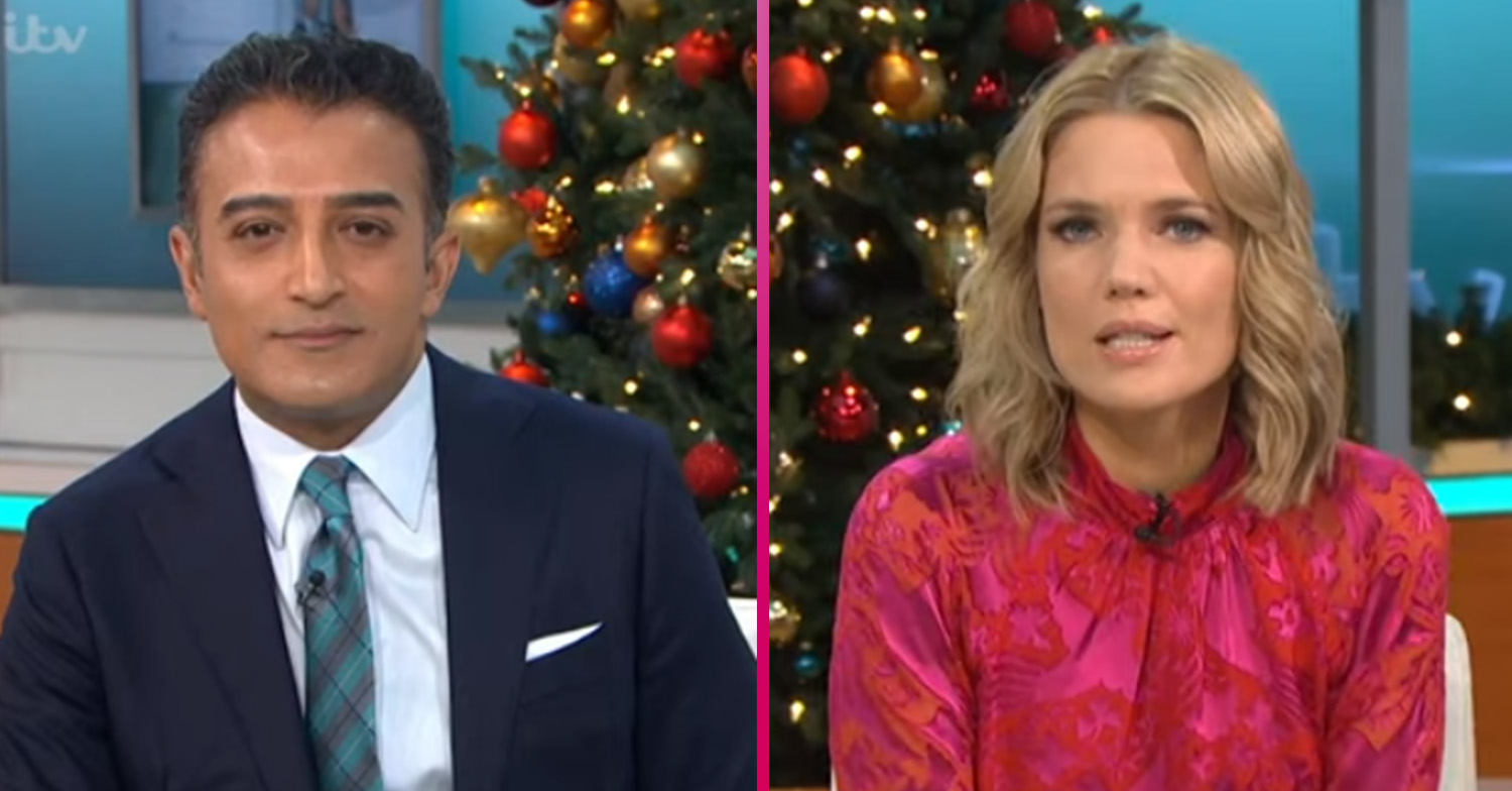 Adil Ray and Charlotte Hawkins on Good Morning Britain