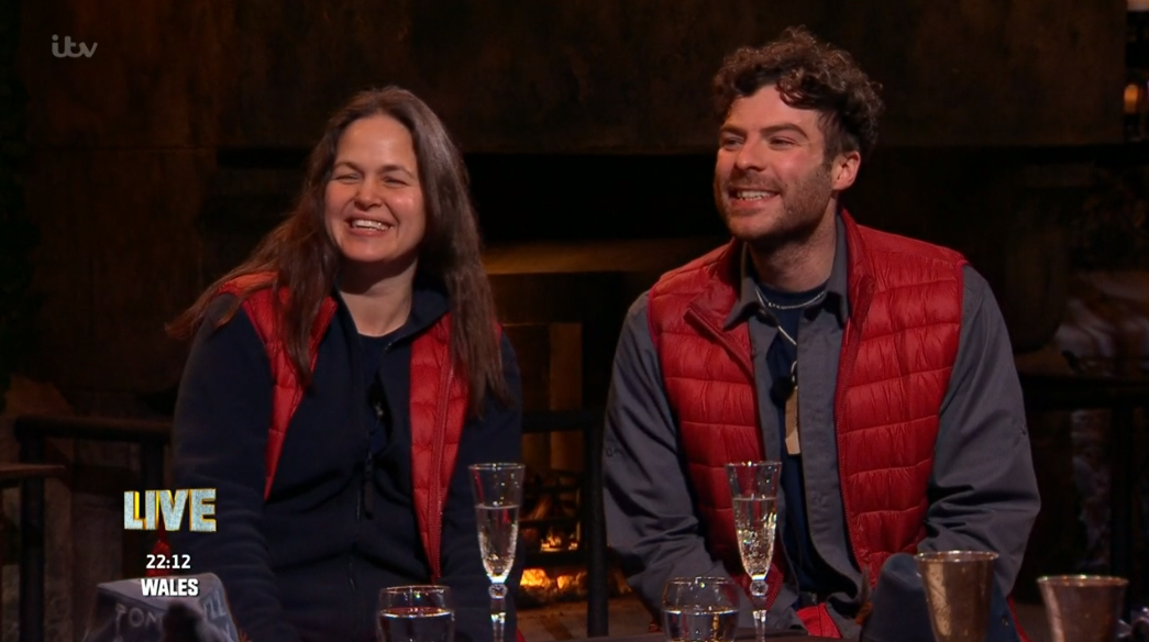 Giovanna Fletcher and Jordan North on I'm A Celeb 2020