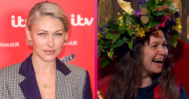 Emma Willis and giovanna Fletcher on I'm A Celebrity