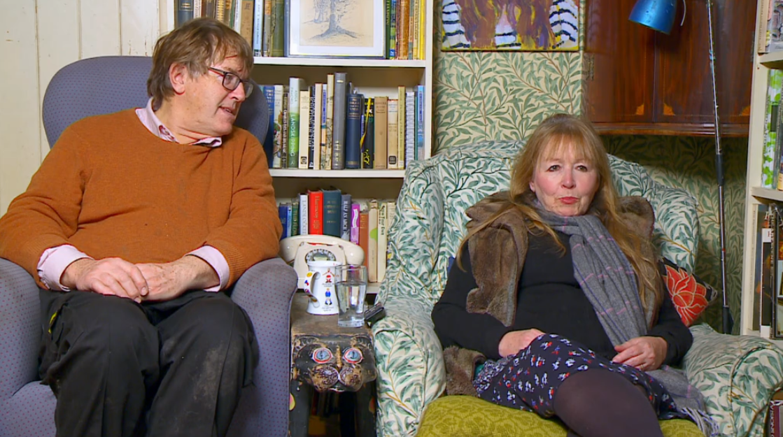 Gogglebox stars Giles and Mary