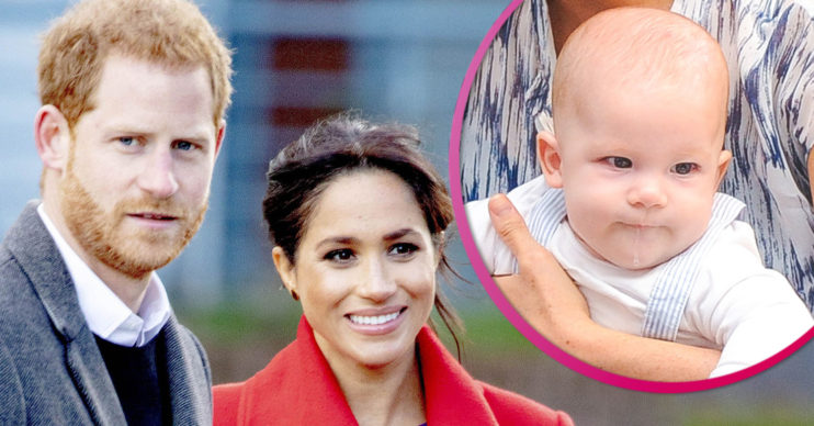 Prince Harry and Meghan Markle with son Archie