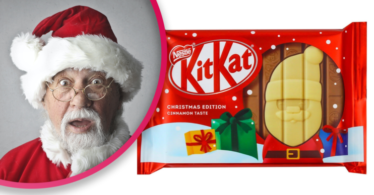 kitkat santa