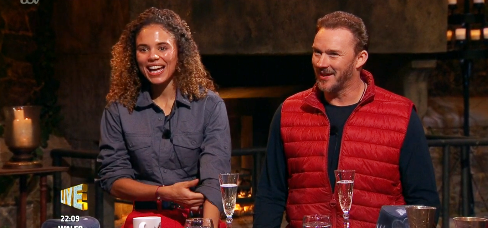Russell Watson and Jessica Plummer on I'm A Celebrity
