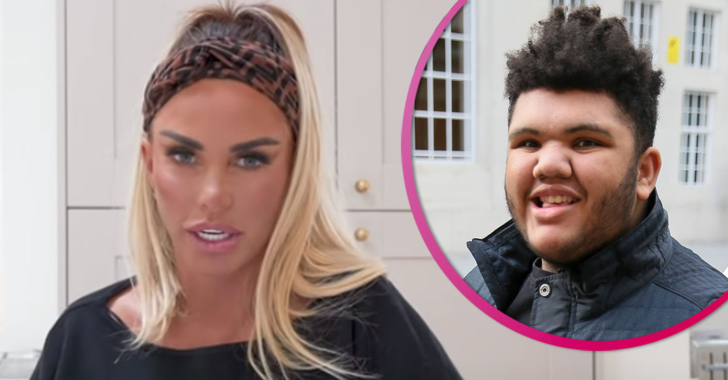 Katie Price and son Harvey