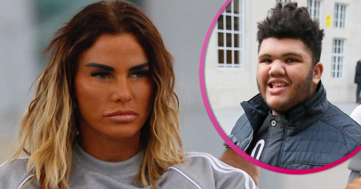 Katie Price and son Harvey