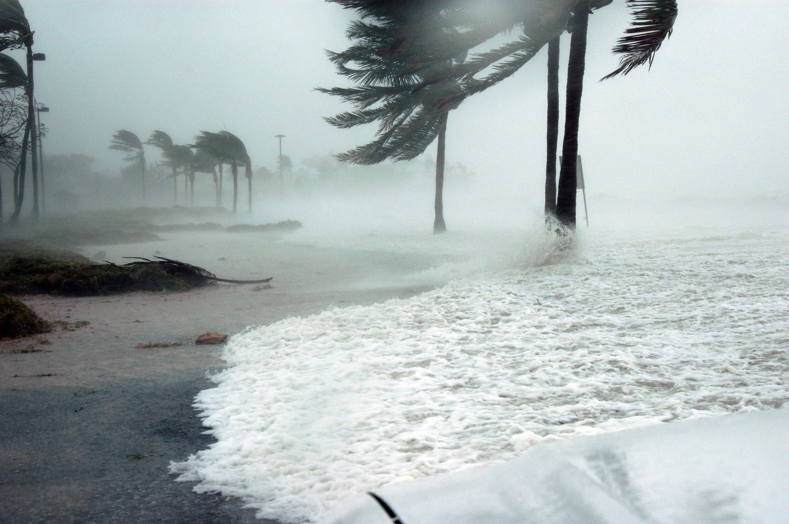 Hurricane in Florida Keys