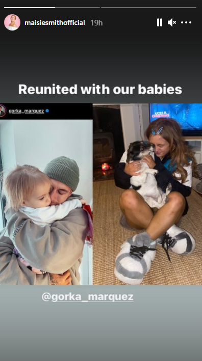 Strictly star Maisie Smith reunites with family