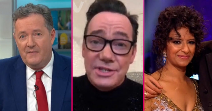 Piers Morgan, Craig Revel Horwood and Strictly star Ranvir Singh