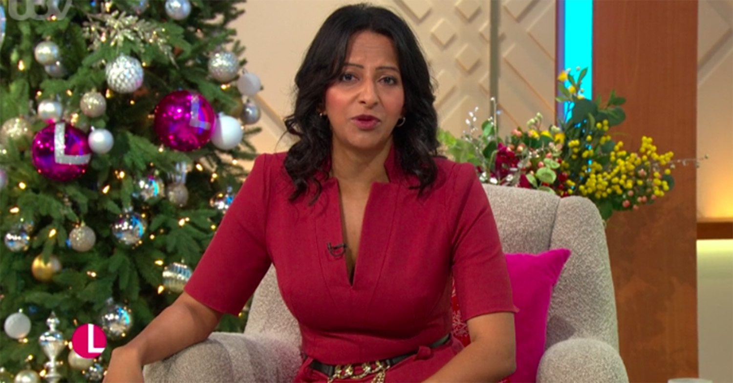 ranvir singh on itv's lorraine