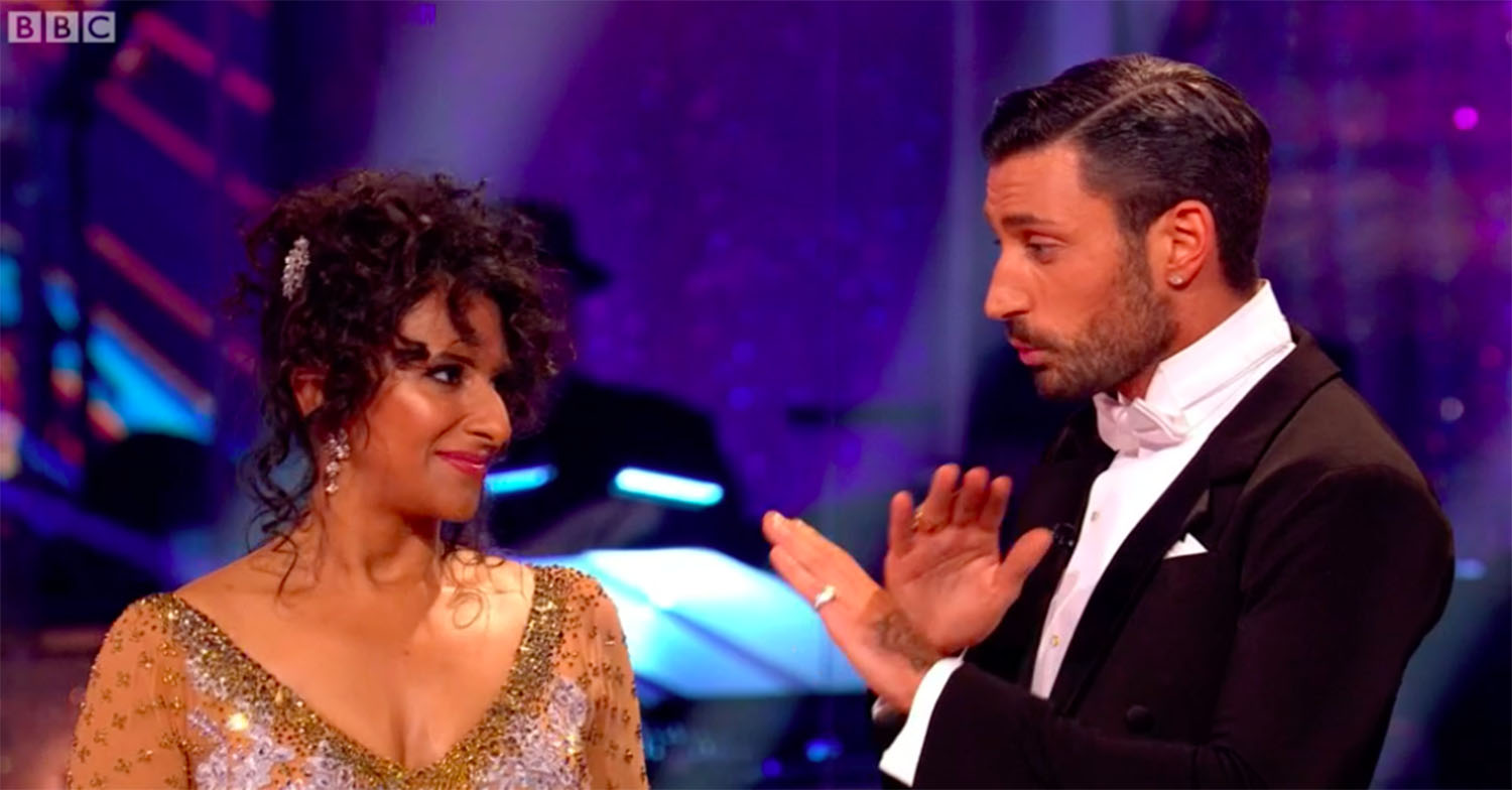 Ranvir Singh and Giovanni Pernice on Strictly