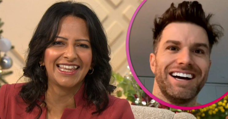Ranvir Singh flirts with Joel Dommett on Lorraine