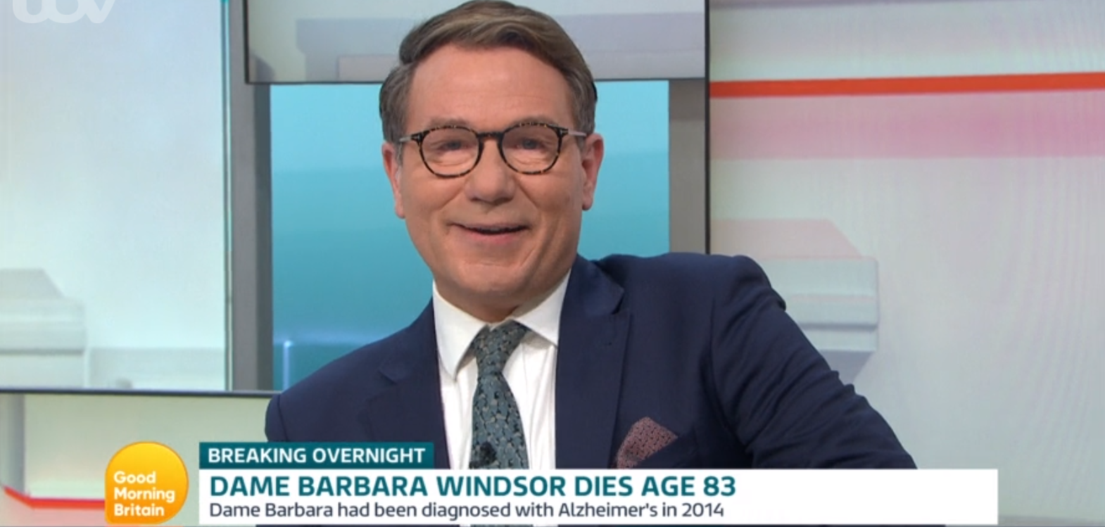 Richard Arnold discusses EastEnders star Barbara Windsor on GMB