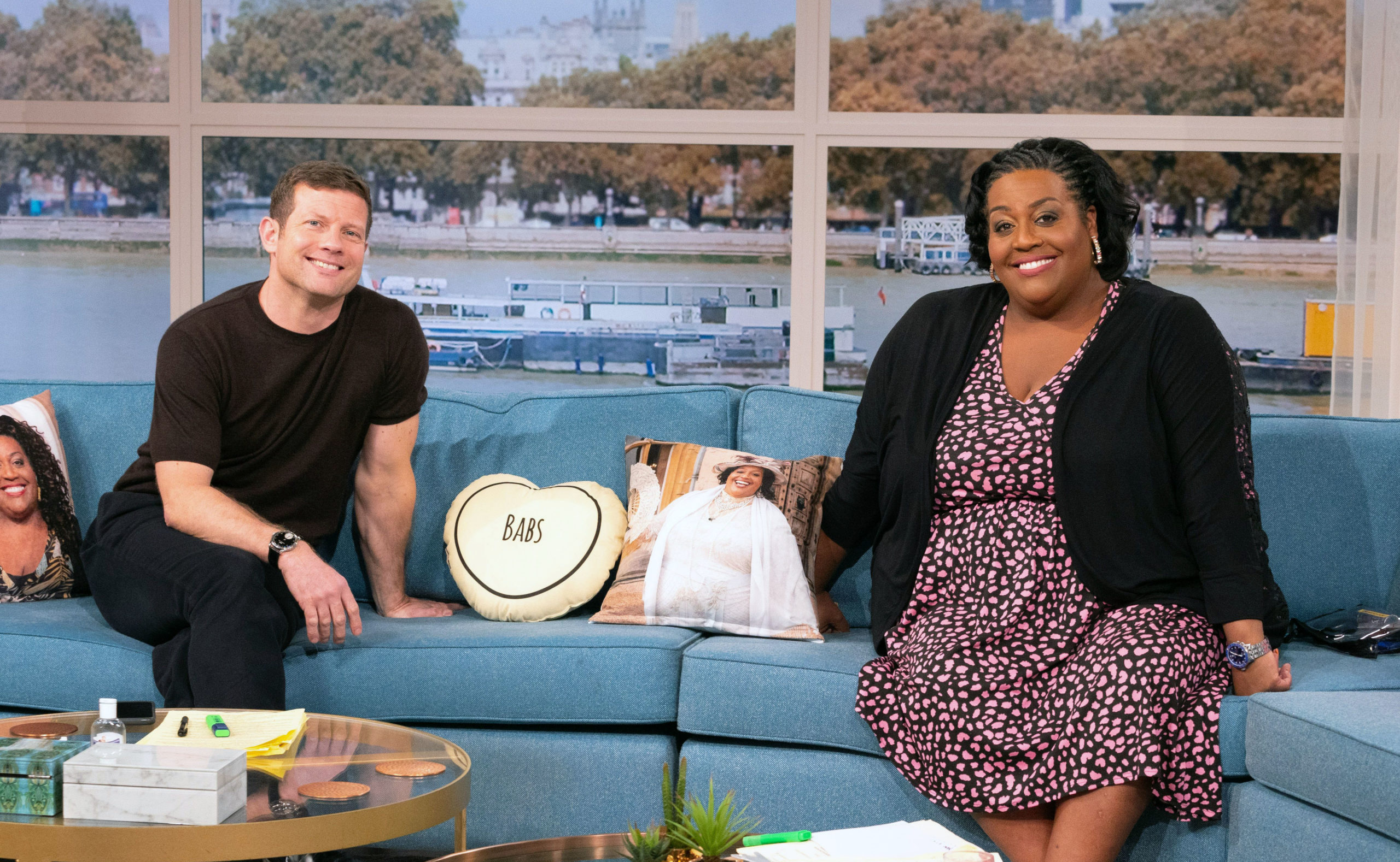 Dermot and Alison presenting this morning