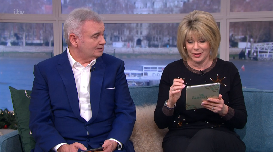 Eamonn and Ruth on This Morning