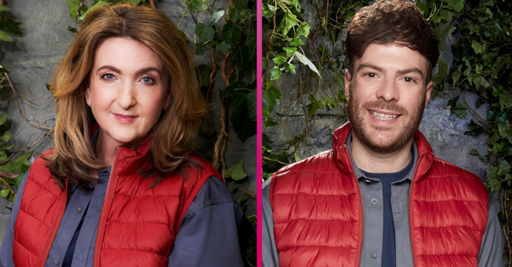 Victoria Derbyshire and Jordan North on I'm A Celebrity