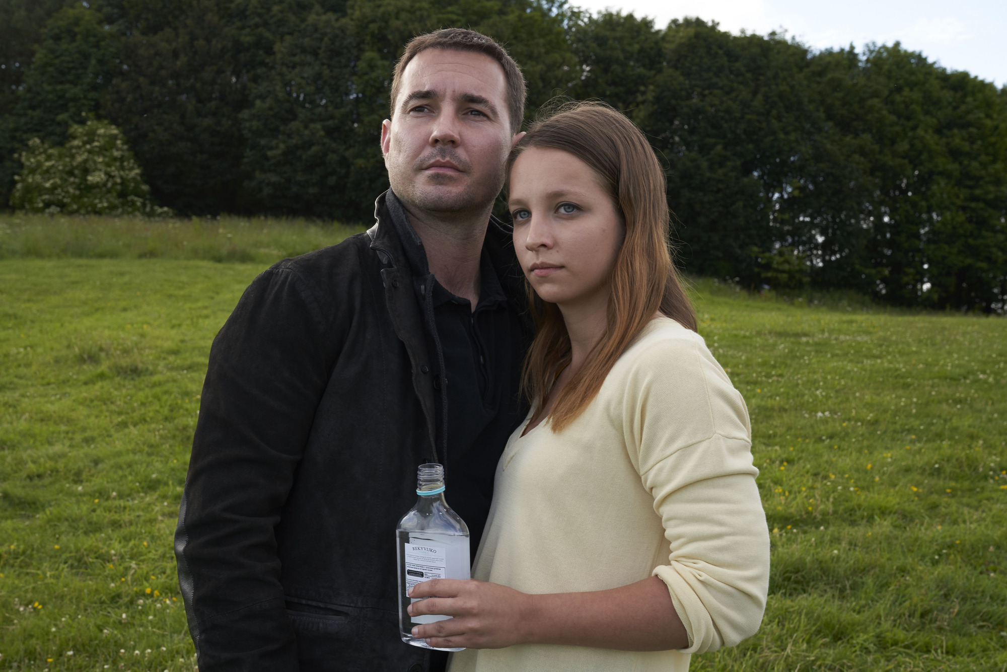Martin Compston and Molly Windsor in Traces on BBC One
