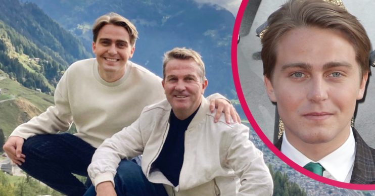 Bradley Walsh and son barney breaking dad
