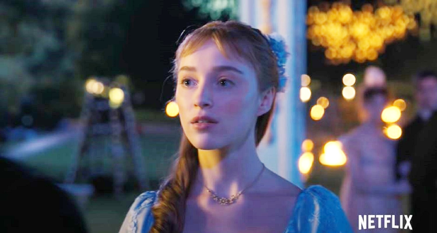 Phoebe Dynevor in Netflix series Bridgerton