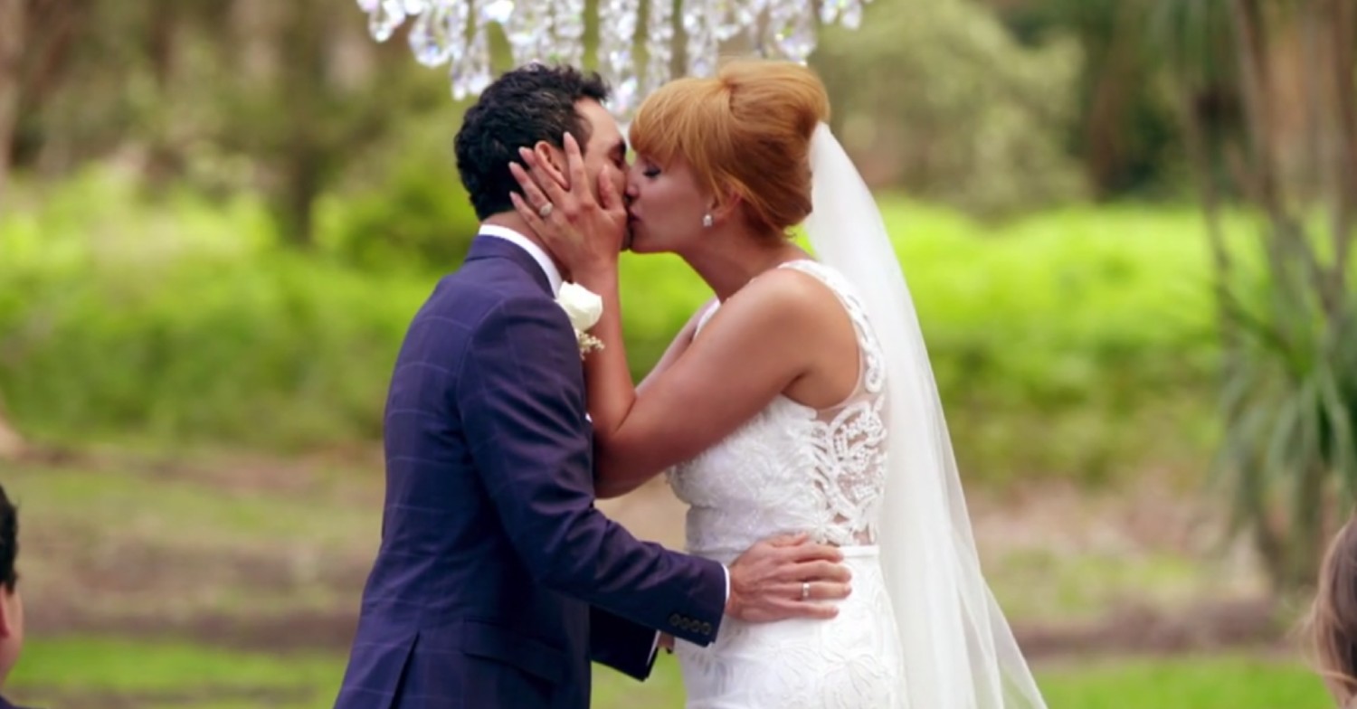 MAFSA stars Cam and Jules kiss on their wedding day 