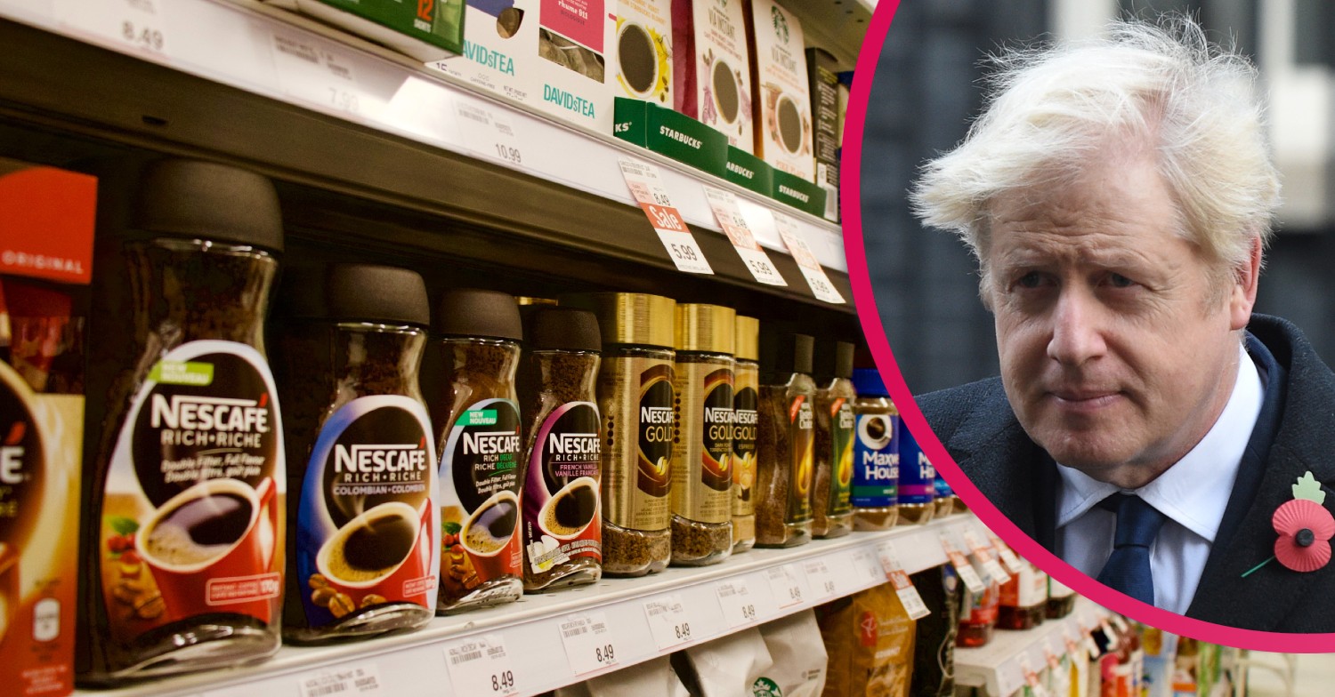 boris johnson on supermarkets
