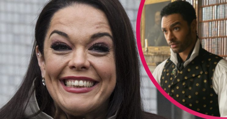 lisa riely teases bridgerton role